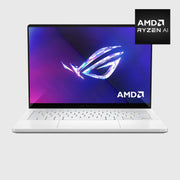 ASUS ROG Zephyrus G14 Ryzen 9-8945HS, 32GB RAM, 1TB SSD, RTX 4060 8GB GDDR6, 14" 3K OLED Display, Windows 11 Home, 2-Year Warranty (White)
