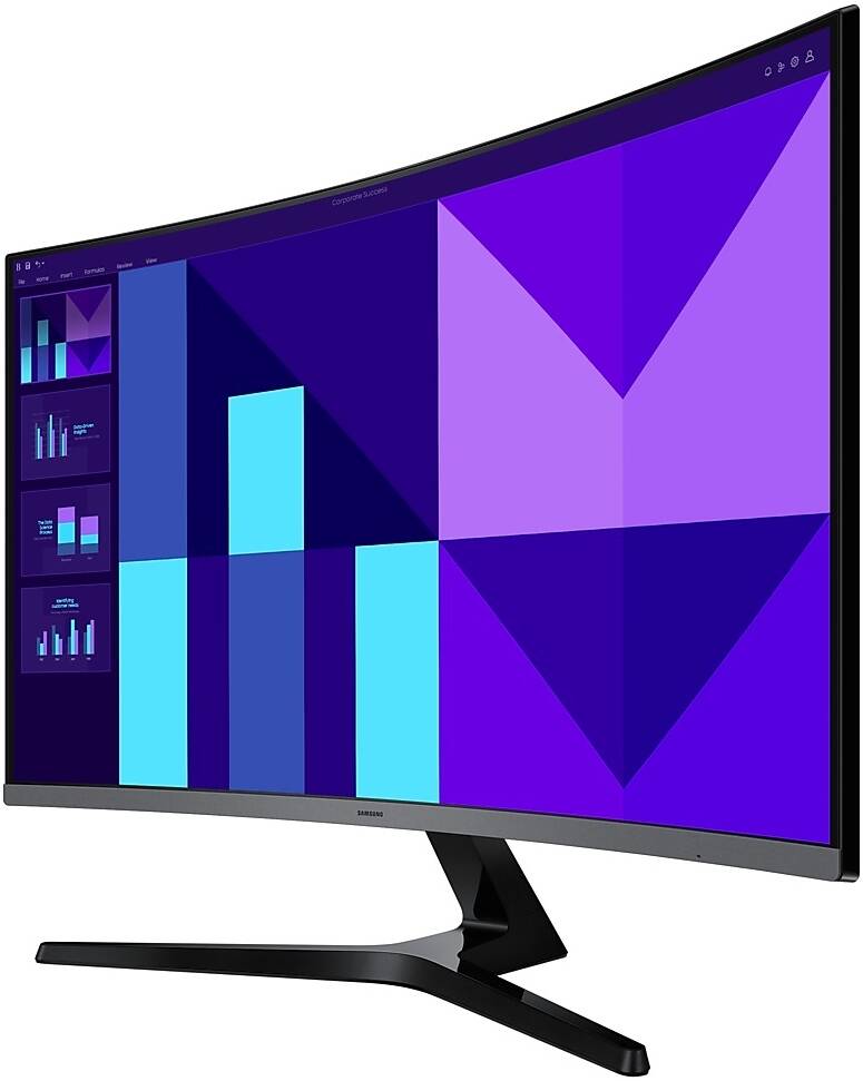 Samsung 32" Essential S3 Monitor – Full HD 1080p, 100Hz Refresh Rate, Eye Care Technology, Slim Bezels, HDMI & DisplayPort, Smooth & Vibrant Display for Gaming, Work, and Entertainment