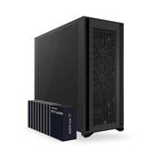 First Wave MindForge Workstation PC – Machine Learning Edition – AMD Ryzen 9 9900X 12-Core, RTX 24GB GDDR6 Graphics, DDR5 RAM, 2TB SSD(1TB NVMe SSD+1TB SATA), WiFi, Win 11 Pro, 2Y Wty