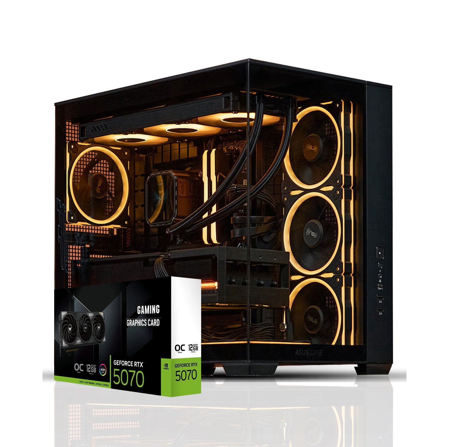First Wave Overstrike Gaming PC – AMD Ryzen 9 9900X3D | NVIDIA RTX 5070 12GB Graphics