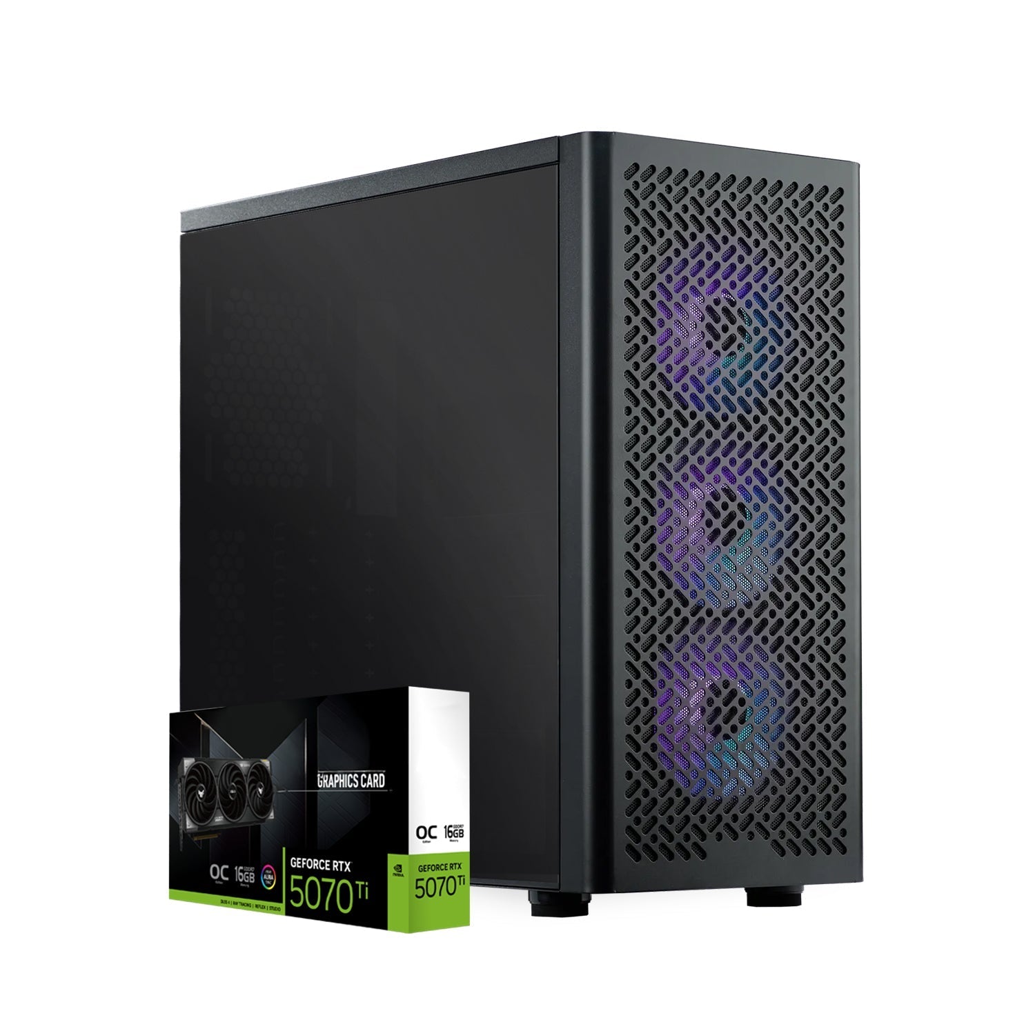First Wave ModelX-9 Workstation PC – CAD Edition – AMD Ryzen 9 9900X, RTX 5070 Ti Graphics, DDR5 RAM, 2TB SSD (1TB NVMe Gen4 + 1TB SATA), WiFi, Windows 11 Pro, 2Y Warranty