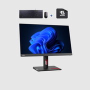 Lenovo ThinkVision 21.5" Full HD Monitor (S22i-30) FREE Wired Keyboard + Mouse + Mousepad | 3-Year Warranty, VGA Input
