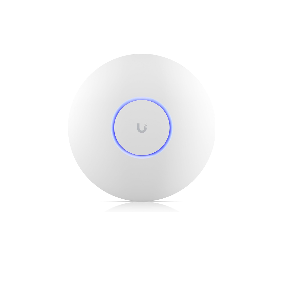 Ubiquiti Networks UniFi U7 Pro Indoor WiFi 7 Access Point - Dual-Band, 6 GHz (5.7 Gbps), 2.4 GHz (688 Mbps), Supports 300+ Clients, SGCC Steel Design, White