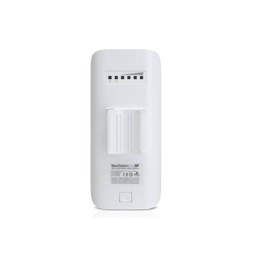 Ubiquiti NanoStation Loco M5 Outdoor Wireless Access Point - 5 GHz, 13 dBi Antenna, 150+ Mbps Speeds, Compact Design, Long-Range Connectivity, PoE Support
