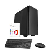 First Wave OfficeCore Business Desktop PC – 13th Gen Intel i7-13700 | DDR5 RAM | 1TB NVMe SSD + 1TB SATA SSD | WiFi | Windows 11 Pro | 3-Year Warranty | Includes MS Office & Keyboard & Mouse