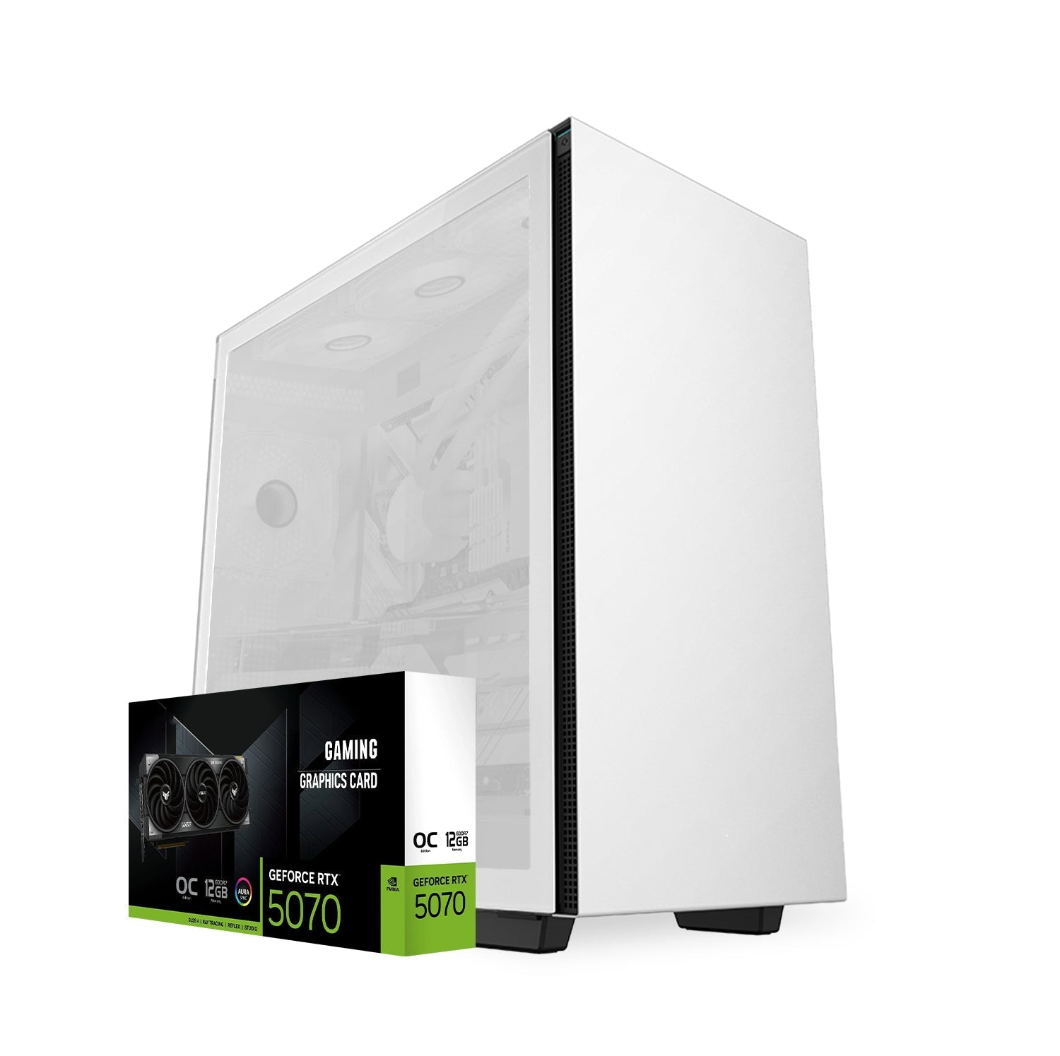 First Wave Archon U7 Workstation PC – CAD Edition – Intel Ultra 7-265KF, RTX 5070 12GB Graphics, DDR5 RAM, 2TB SSD (1TB NVMe Gen4 + 1TB SATA), WiFi, Windows 11 Pro, 2Y Warranty