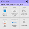 HP 15" Laptop (2024) | HD Display | 13th Gen Intel Core i5-1334U | 8GB RAM | 512GB SSD | Intel Iris Xe Graphics | Windows 11 Home | Model 15-fd