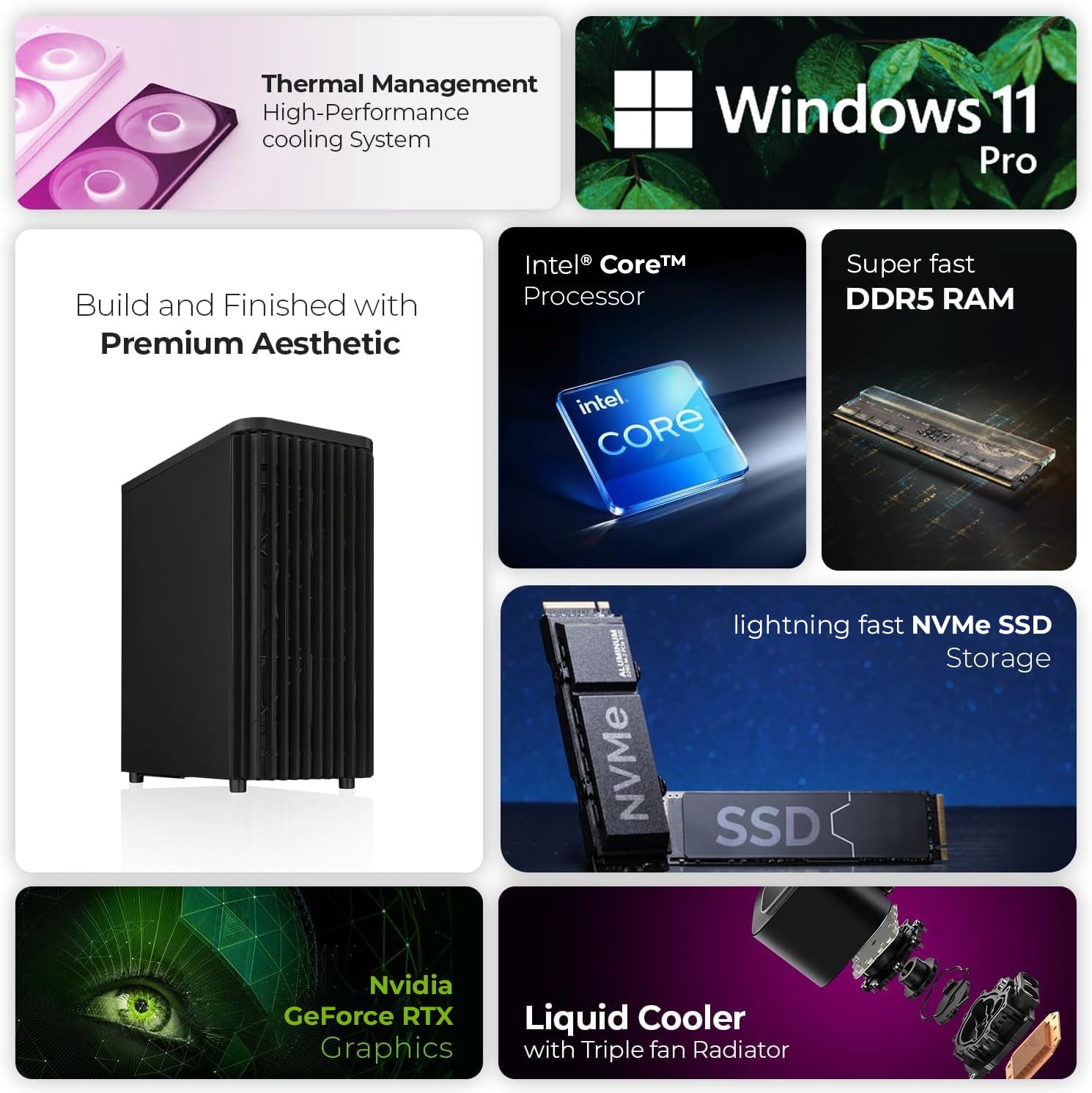 First Wave Stealth Professional Workstation PC for 3D Rendering, CAD, Architecture & Engineering – Intel i7-14700K, 360mm Liquid Cooling, Windows 11 Pro, 3-Year Warranty with Remote Technical Support