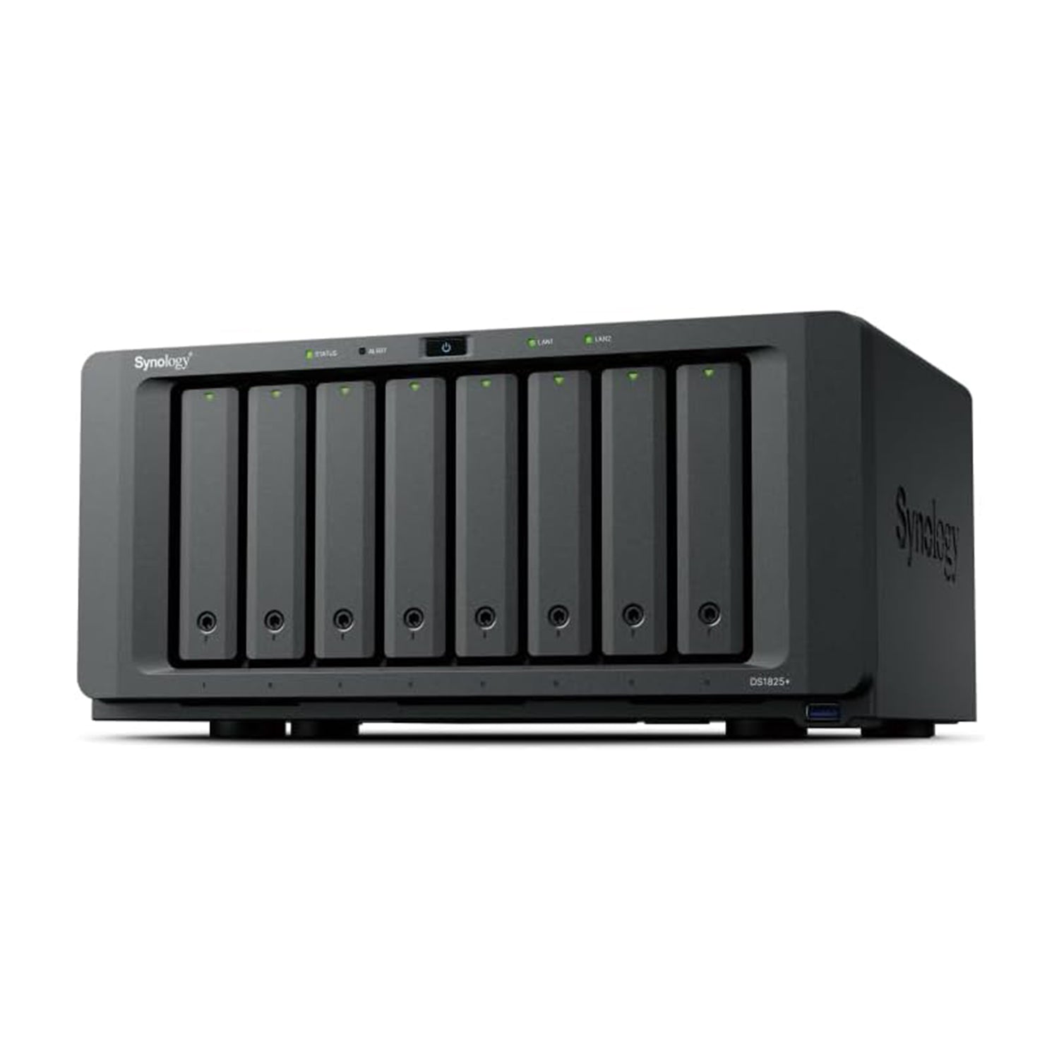 Synology DS425+ 4-Bay NAS High-Performance Network Attached Storage with RAID Backup Server, Secure File Sharing & Cloud Storage for Home and Business – Includes 512GB External SSD for Backup