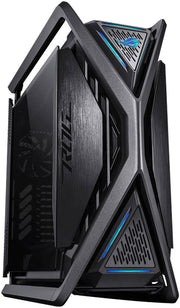 ASUS ROG Hyperion GR701 Black – Premium Full-Tower PC Case, Tempered Glass, PWM Fan Hub, High-Airflow Design