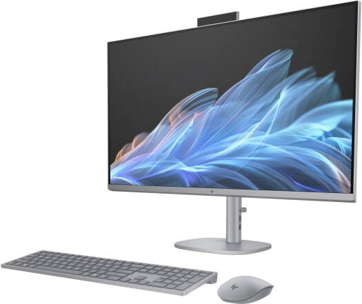 HP OmniStudio X All-in-One Desktop Computer, 31.5" 4K UHD IPS Display, Intel Core Ultra 7 155H Processor, 32GB RAM, 1TB SSD, GeForce RTX 4050 6GB Graphics, Keyboard & Mouse, Win11, Silver | 9S8V5AV-2