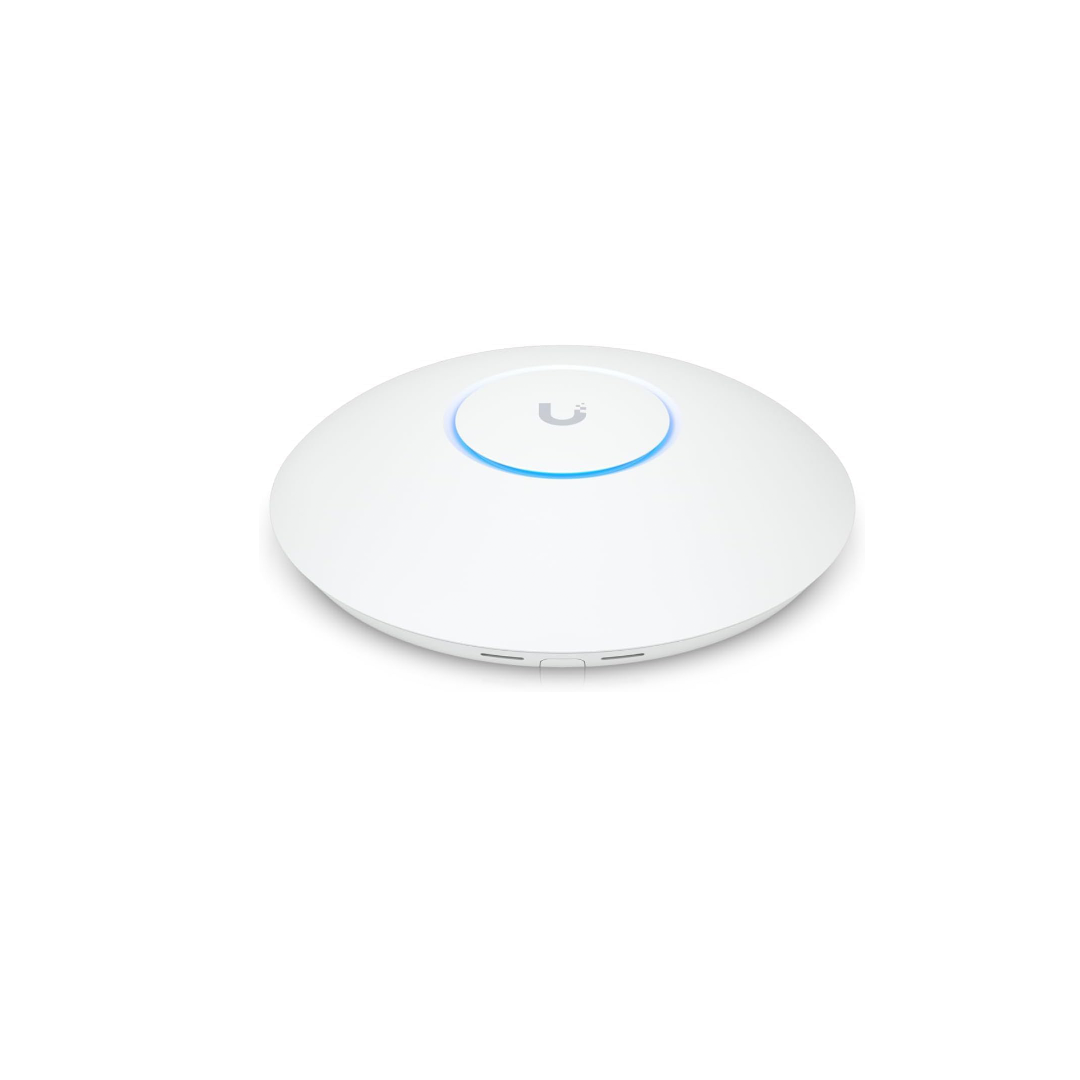 Ubiquiti Networks UniFi U7 Pro Indoor WiFi 7 Access Point - Dual-Band, 6 GHz (5.7 Gbps), 2.4 GHz (688 Mbps), Supports 300+ Clients, SGCC Steel Design, White