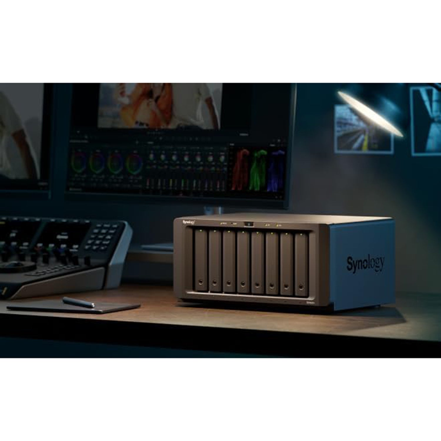 Synology DS425+ 4-Bay NAS High-Performance Network Attached Storage with RAID Backup Server, Secure File Sharing & Cloud Storage for Home and Business – Includes 512GB External SSD for Backup