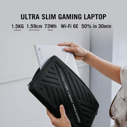 ASUS ROG Zephyrus G14 Ryzen 9-8945HS, 32GB RAM, 1TB SSD, RTX 4060 8GB GDDR6, 14" 3K OLED Display, Windows 11 Home, 2-Year Warranty (White)
