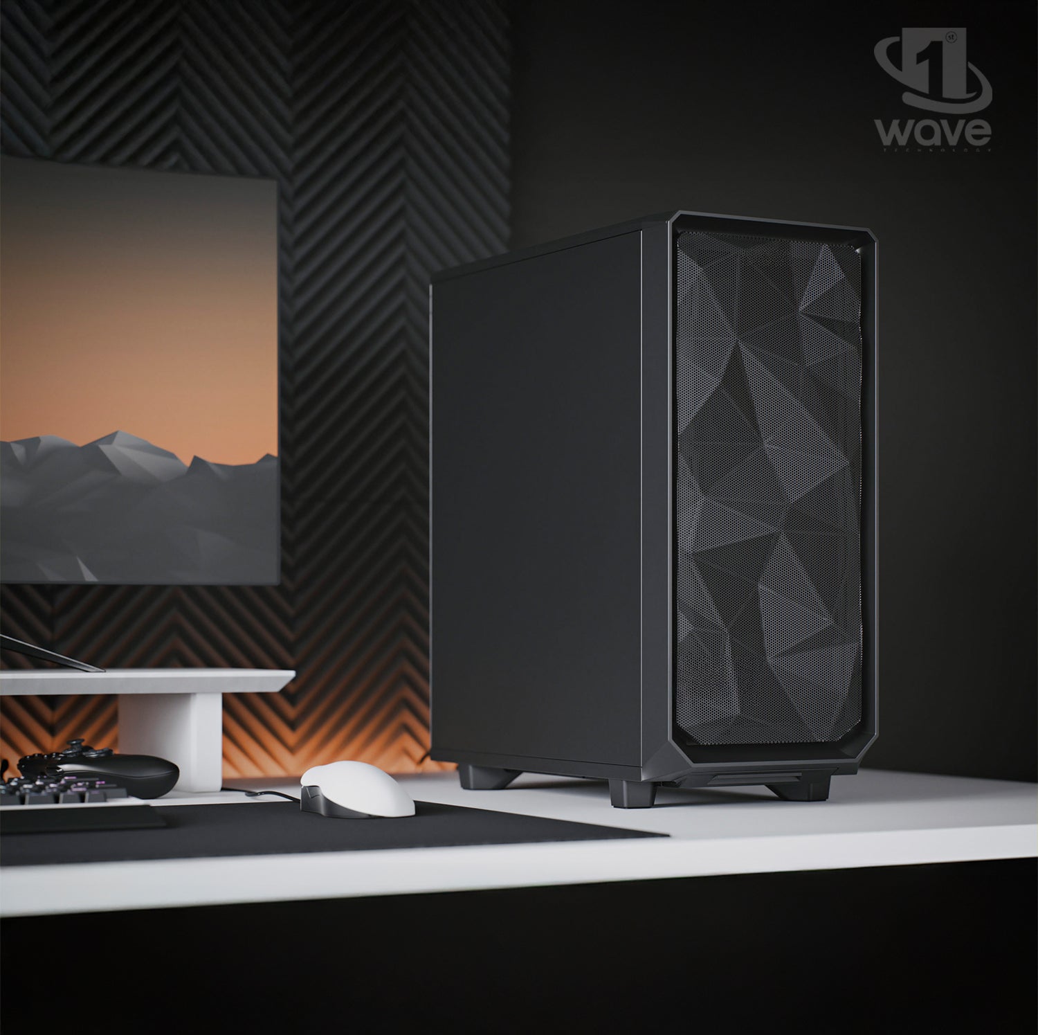 First Wave VectorDesk Business Desktop PC – Intel Ultra 9 285K | DDR5 RAM | 1TB NVMe + 1TB SATA SSD | WiFi | 750W Modular PSU | Win 11 Pro | Includes MS Office, Keyboard & Mouse, 3-Year Warranty