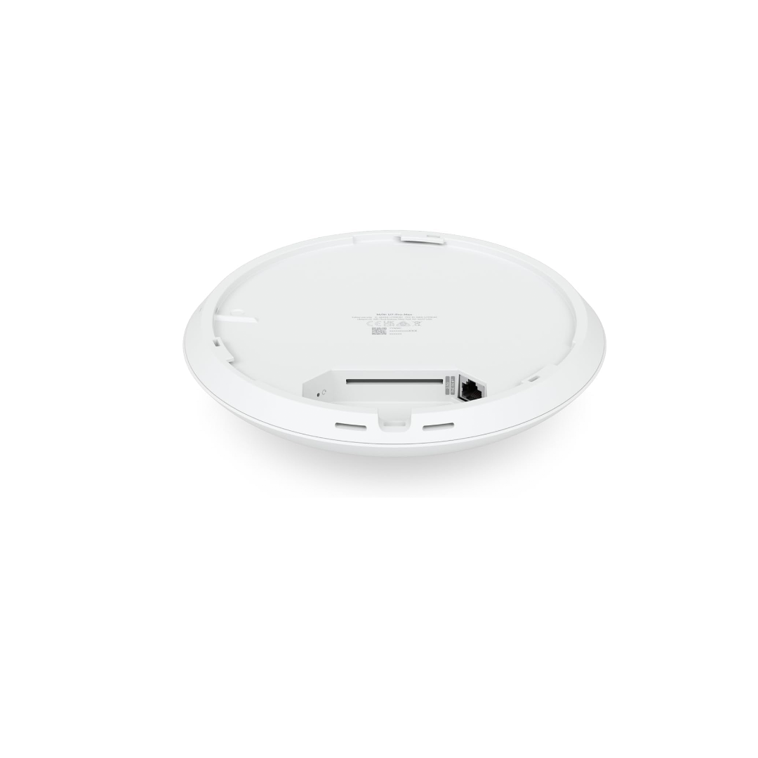 Ubiquiti Networks UniFi U7 PRO MAX Indoor WiFi 7 Access Point - Dual-Band, 6 GHz (5.7 Gbps), 2.4 GHz (688 Mbps), Supports 300+ Clients, SGCC Steel Design, White