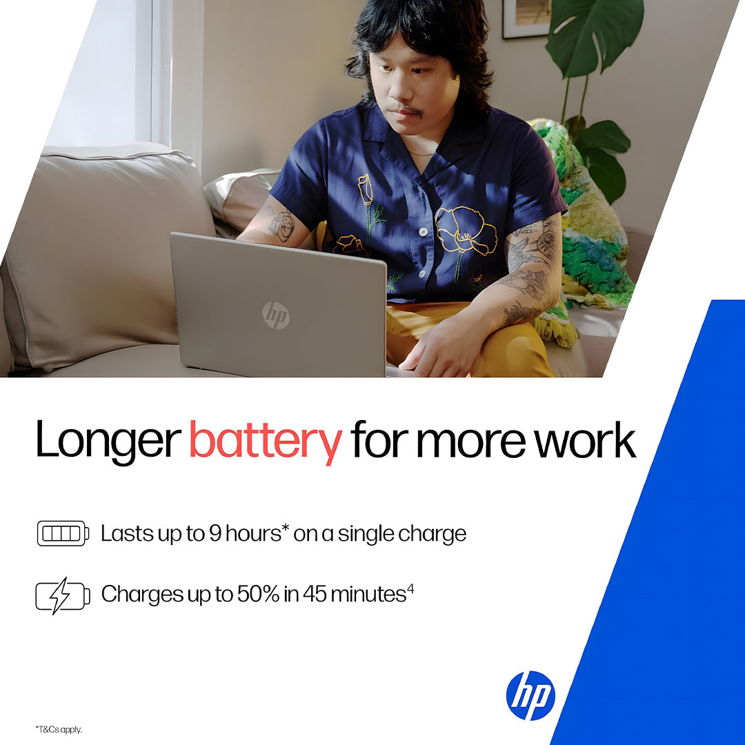 HP 250 G10 Laptop – Intel Core i3-1315U | 8GB RAM | 512GB SSD | 15.6" Full HD Display | Backlit Keyboard | Windows 11 Pro | Silver | With First Wave Workspace Bundle (Signature Mat + Headset Stand + SlimGuard) HP