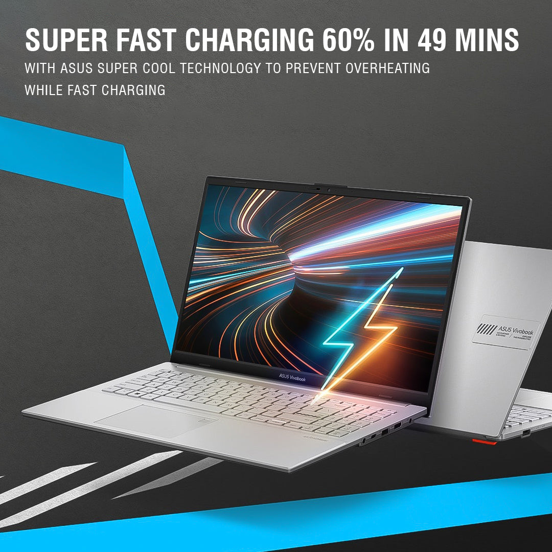ASUS Vivobook Go 15 Laptop – Intel Core i3-N305, 8GB RAM, 256GB SSD, 15.6" FHD Display, Windows 11 | Includes Free First Wave Signature Mat, Headset Stand & SlimGuard Felt – Cool Silver