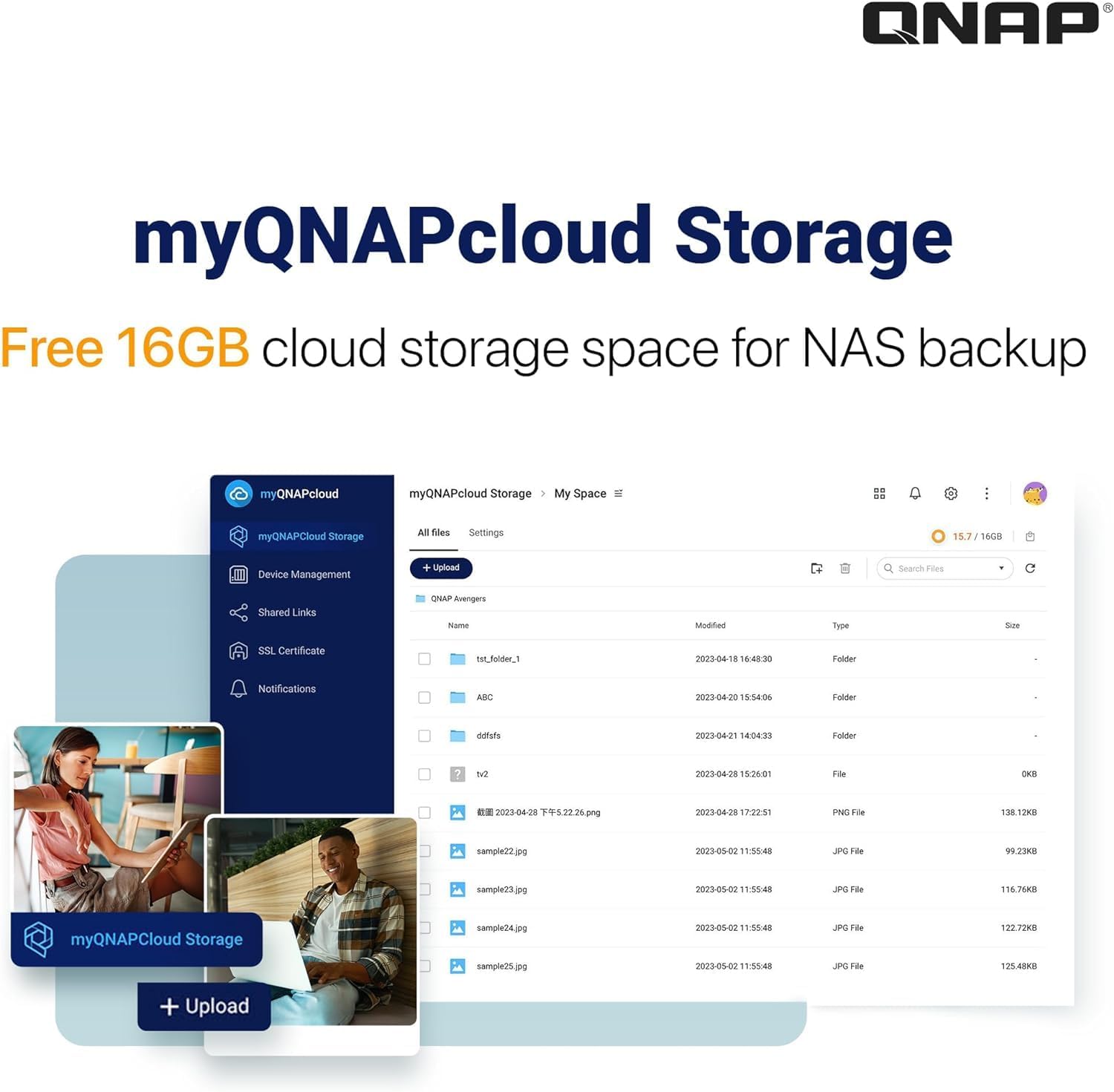 Q-NAP TS664 NAS 6 Bay (16GB RAM) – Preconfigured with NAS HDDs, High-Performance Desktop Network Storage Device - FREE Extrenal SSD 512GB for Backup (48TB (6 x 8TB HDDs))