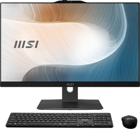 MSI Modern AM242TP 11M 23.8" FHD Touch All-in-One Desktop Computer, Intel Core i5-1135G7, 8GB RAM, 1TBHDD+256GB SSD, Wireless Keyboard + Mouse, Windows 11, Black | 9S6-AE0121-804