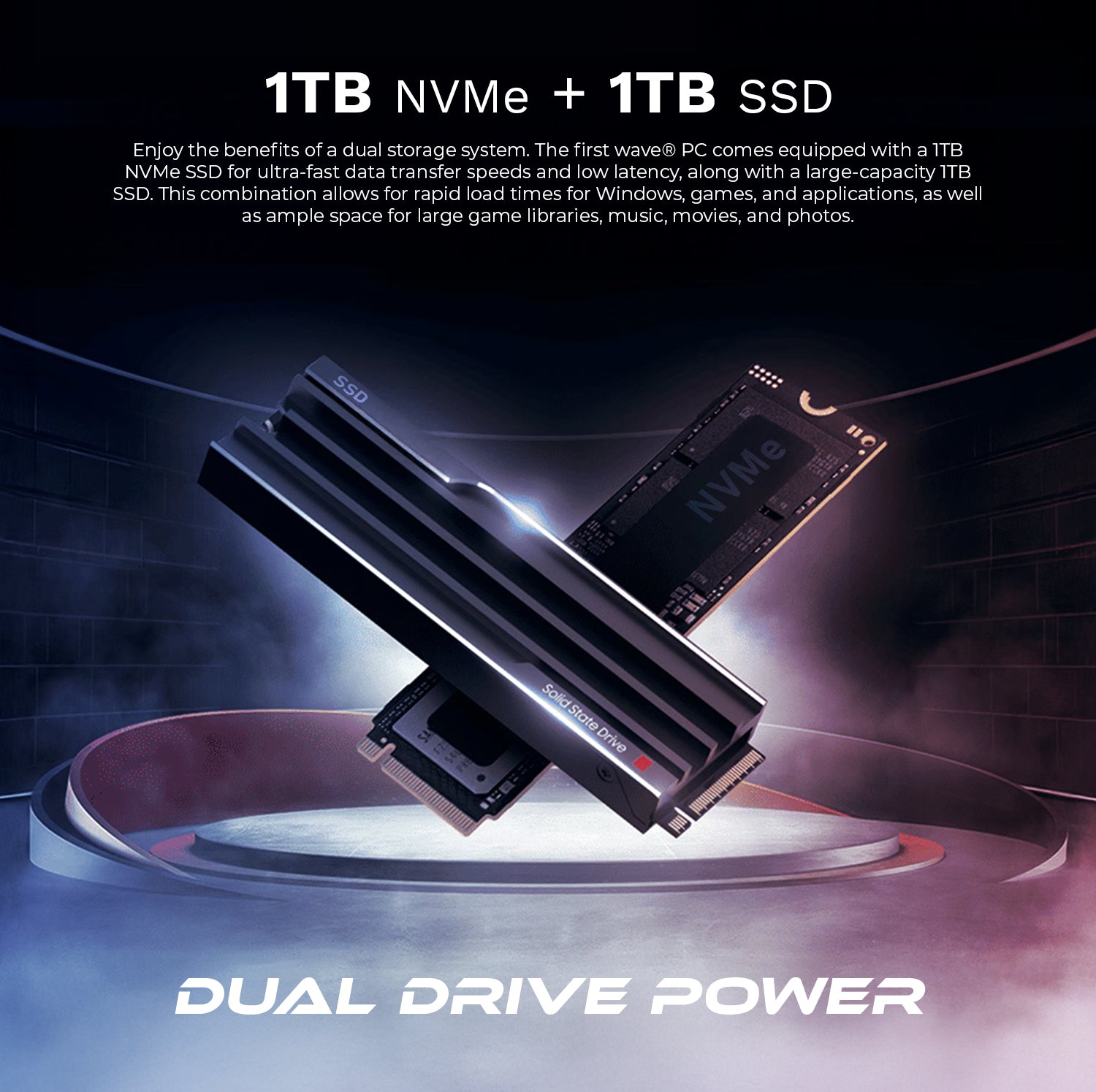 First Wave TurboCore Workstation PC – 3D Design & Animation Edition – Intel Core i9-14900K, RTX 5080 16GB Graphics, DDR5 RAM, 2TB SSD (1TB NVMe SSD+1TB SATA), Win 11 Pro, 2Y Warranty