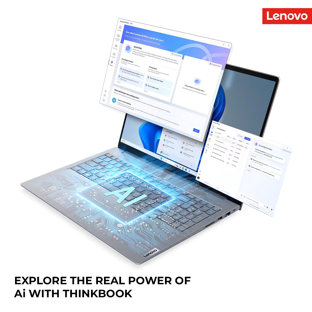 Lenovo ThinkBook 16 G8 Business Laptop – Intel Core 5 | 8GB RAM | 512GB SSD | 16" WUXGA Display in use | UAE delivery