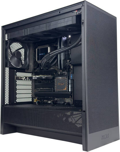 Workstation Tower T1 - Intel Core Ultra 9 285K 24 Cores 24 Threads, NVIDIA Quadro T1000 8GB, 64GB DDR5 RAM 6000MHz, 1TB SSD Gen 4, 750W 80 PLUS PSU, 360mm Liquid Cooler, Wi-Fi + BT, Thunderboltƒ?› 4