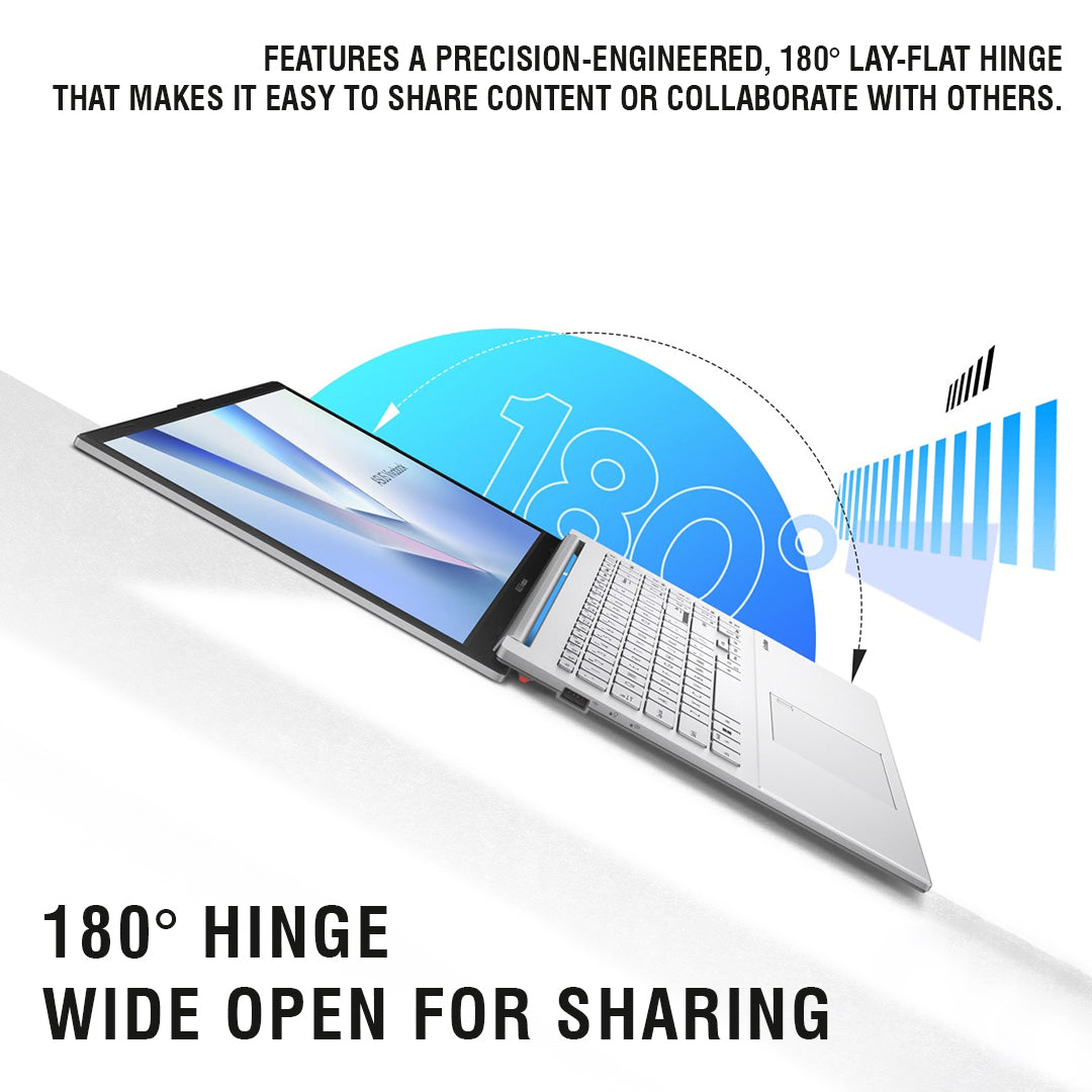 ASUS Vivobook Go 15 Laptop – Intel Core i3-N305, 8GB RAM, 256GB SSD, 15.6" FHD Display, Windows 11 | Includes Free First Wave Signature Mat, Headset Stand & SlimGuard Felt – Cool Silver