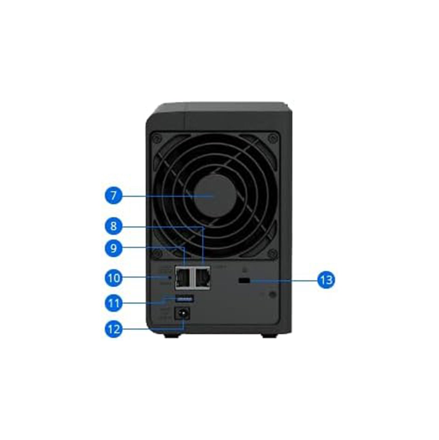 Synology DS225+ 2-Bay NAS High-Performance Network Attached Storage with RAID Backup Server, Cloud & File Storage for Home and Small Office – Includes 512GB External SSD