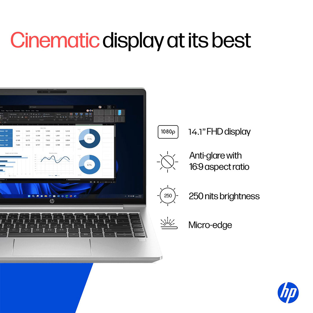 HP ProBook 440 G10 Laptop – Intel Core i5-1335U | 8GB RAM | 512GB SSD | 14" Full HD Display in use | UAE delivery