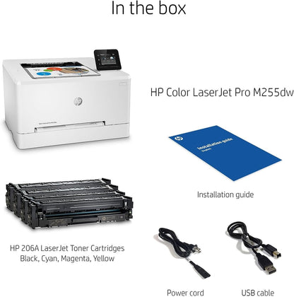 HP Color LaserJet Pro M255dw Wireless Laser Printer – Remote Mobile Print (7KW64A)