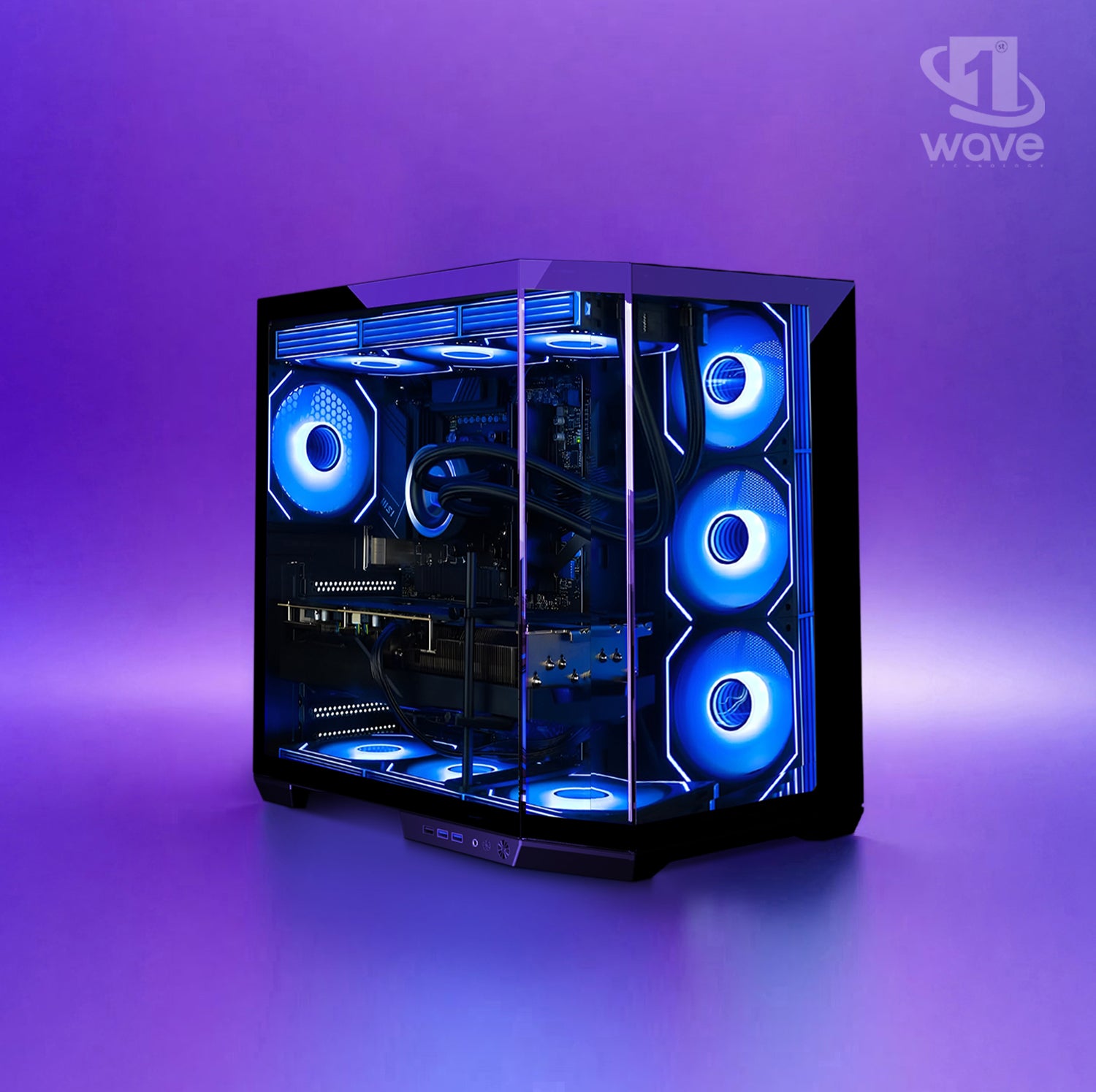 First Wave ApexHunter Gaming PC – 14th Gen Intel i9-14900KF, 16GB RTX 5070 Ti Graphics, DDR5 RGB RAM, 2TB SSD (1TB NVMe + 1TB SATA), WiFi, ARGB Cooling, Windows 11 Pro, 2Y Warranty