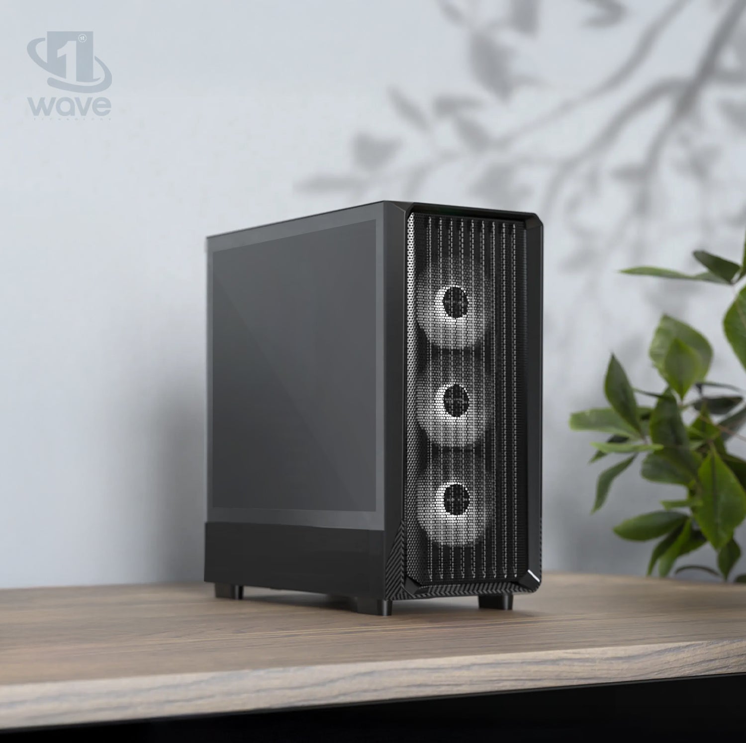 First Wave EchelonX-9 Workstation PC – Rendering Edition – AMD Ryzen 9-9900X, RTX 5070 Ti 16GB Graphics, DDR5 RAM, 2TB SSD (1TB NVMe SSD+1TB SATA), WiFi, Windows 11 Pro, 2Y Warranty