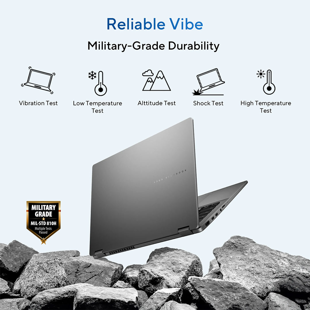 Asus Vivobook Flip TP3407SA‑DS74T-Ultra 7 256V 16GB LPDDR5X 1TB SSD 14" OLED Touch Screen x360 Matte Grey ASUS