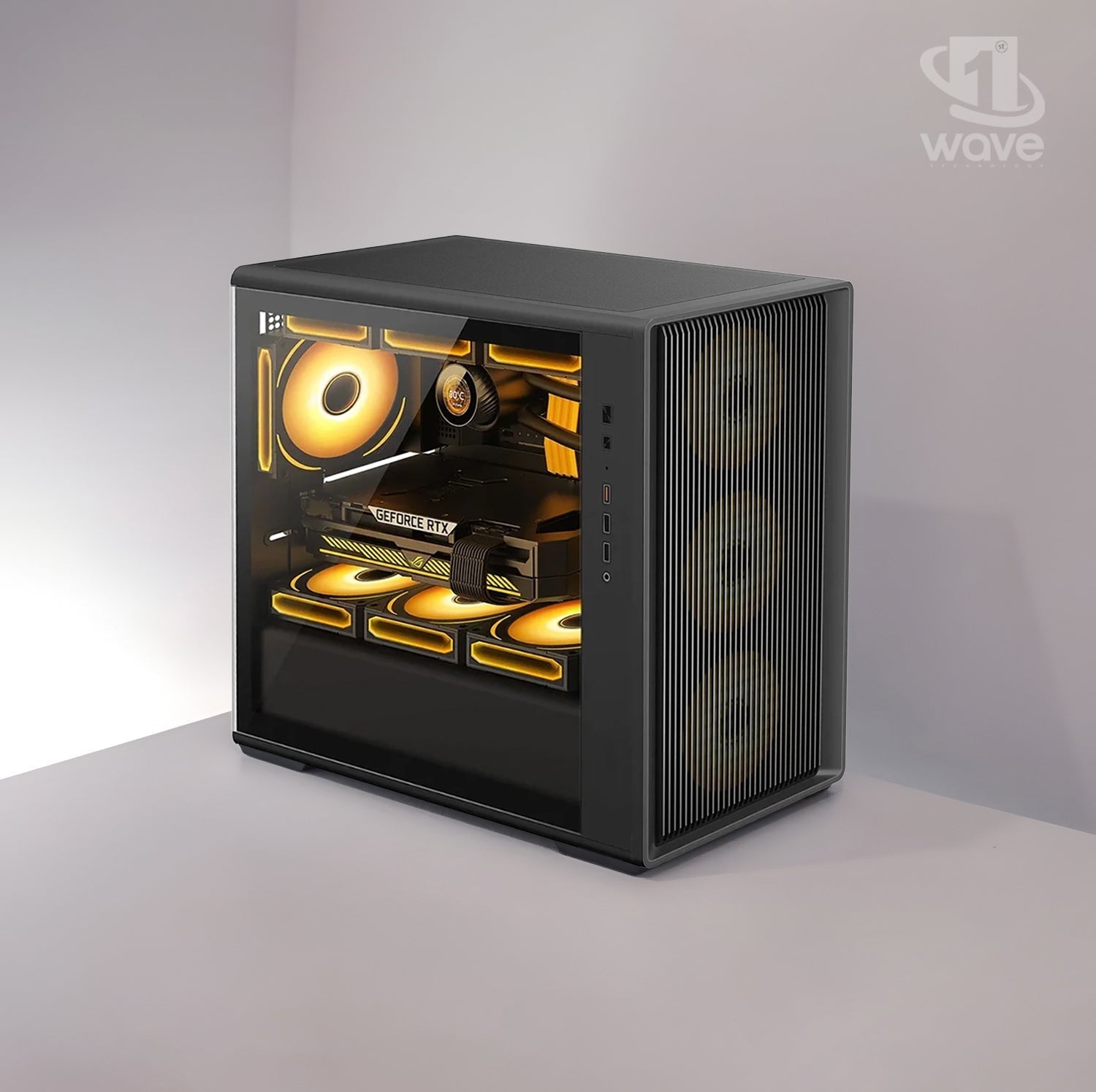 First Wave FrostRage Gaming PC – 14th Gen Intel i7-14700KF, RTX 5060 8GB Graphics, DDR5 RGB RAM, 2TB SSD (1TB NVMe + 1TB SATA), WiFi, ARGB Cooling, Win11 Pro, 2Y Warranty