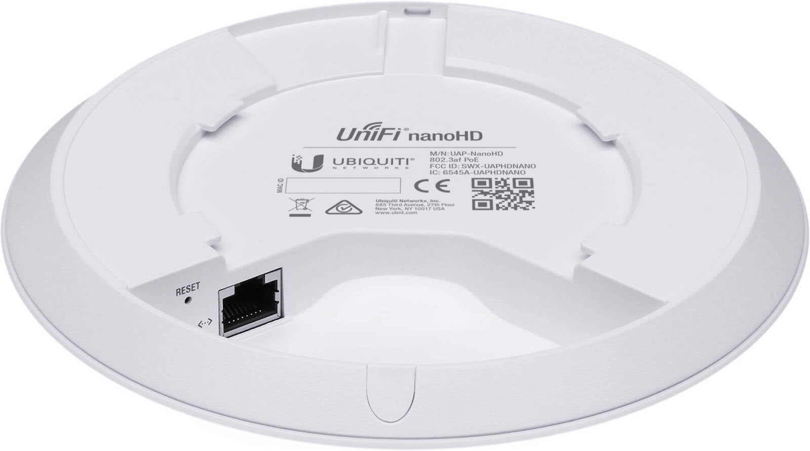Ubiquiti UAP-nanoHD-EU – Wi-Fi 5 (802.11ac) Dual-Band Access Point, High-Performance Wireless Networking, Compact PoE Powered, EU Version
