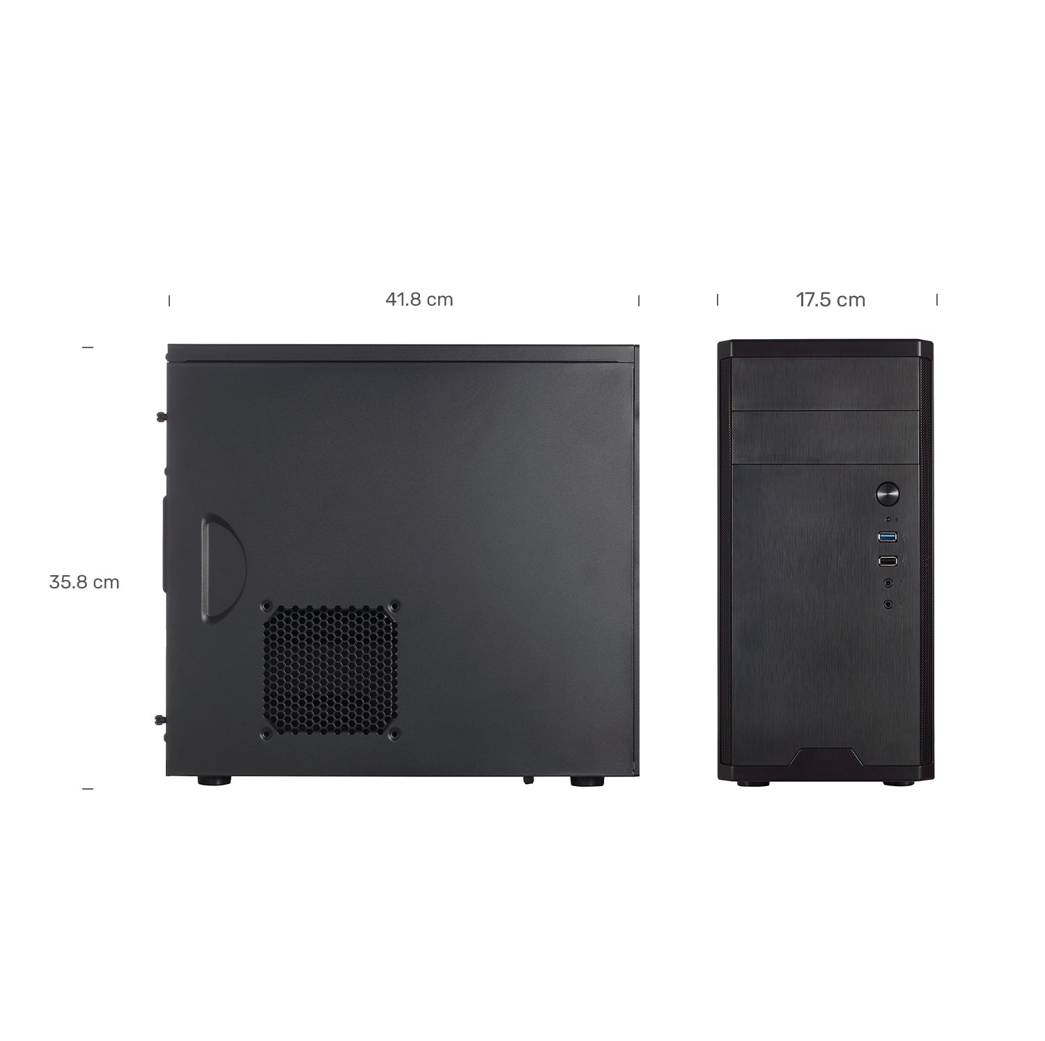 First Wave OmniWork Business Desktop PC – AMD Ryzen 7 7700 | DDR5 RAM | 1TB NVMe SSD + 1TB SATA SSD | Windows 11 Pro | 3-Year Warranty | Includes MS Office, Keyboard & Mouse - Ideal for Work