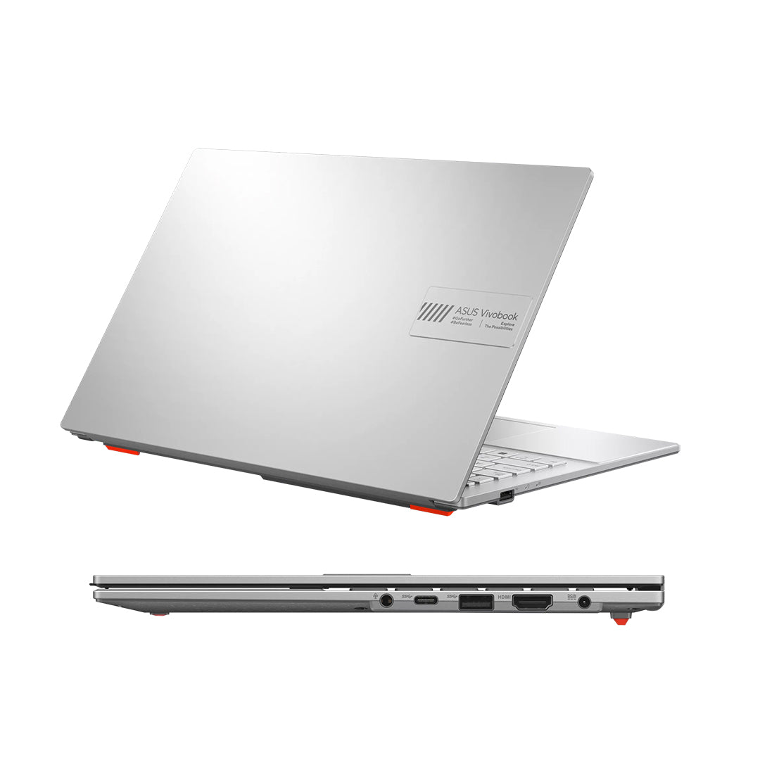 ASUS Vivobook Go 15 Laptop – Intel Core i3-N305, 8GB RAM, 256GB SSD, 15.6" FHD Display, Windows 11 | Includes Free First Wave Signature Mat, Headset Stand & SlimGuard Felt – Cool Silver