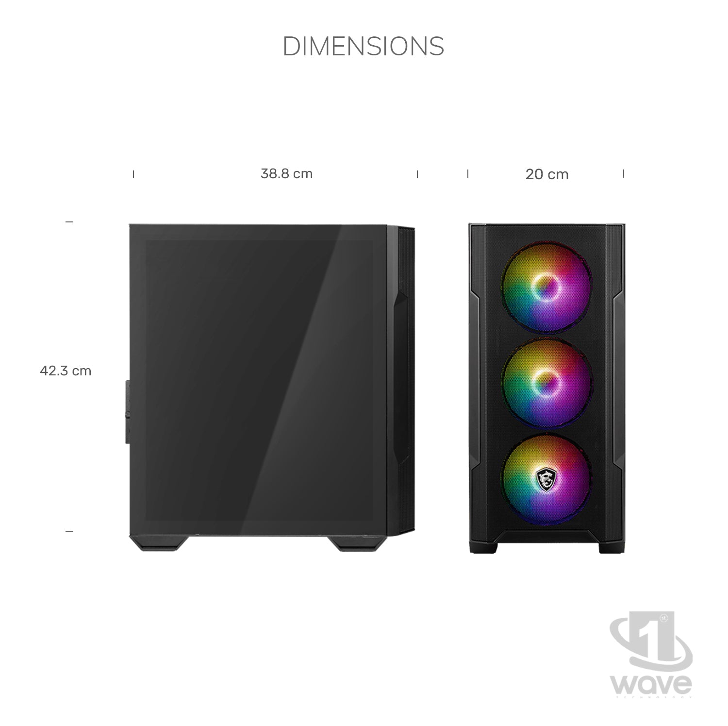 First Wave IonStorm Workstation PC – Design & Engineering Edition – AMD Ryzen 9 9900X, RTX 5070 Ti 16GB Graphics, DDR5 RAM, 2TB SSD (1TB NVMe SSD+1TB SATA), WiFi,Windows 11 Pro, 2Y Wty