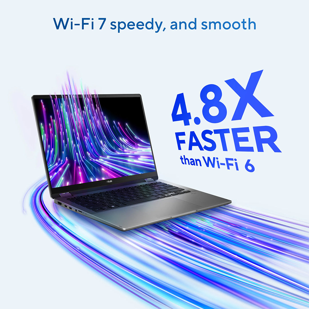 Asus Vivobook Flip TP3407SA‑DS74T-Ultra 7 256V 16GB LPDDR5X 1TB SSD 14" OLED Touch Screen x360 Matte Grey ASUS