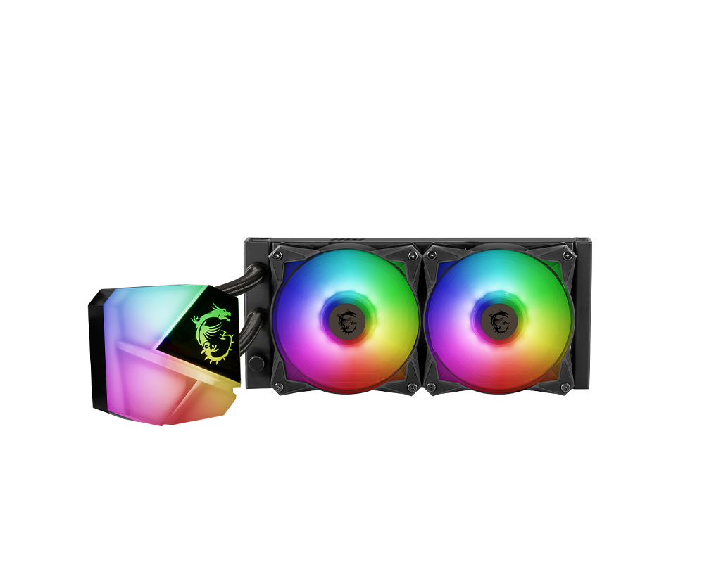 MSI MAG Coreliquid C240 CPU Liquid Cooler – ARGB Cooling, 240mm Radiator, High-Performance & Quiet Operation