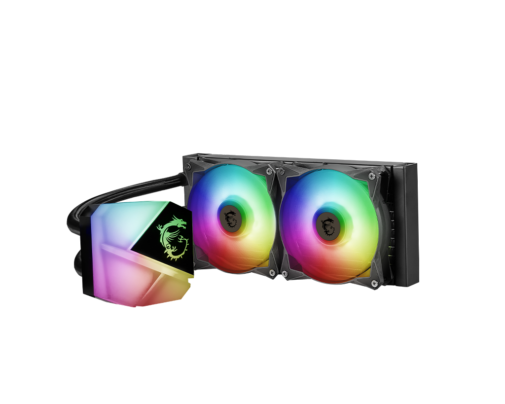 MSI MAG Coreliquid C240 CPU Liquid Cooler – ARGB Cooling, 240mm Radiator, High-Performance & Quiet Operation