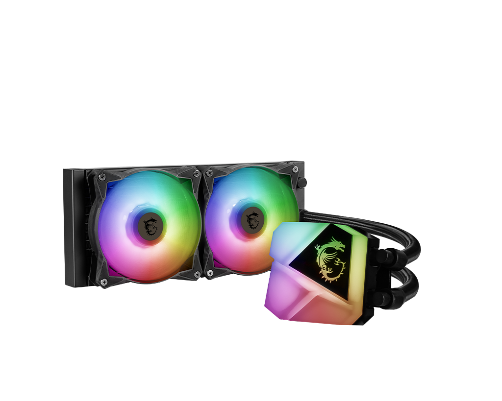 MSI MAG Coreliquid C240 CPU Liquid Cooler – ARGB Cooling, 240mm Radiator, High-Performance & Quiet Operation