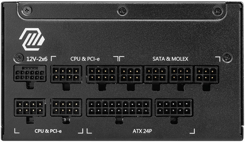 MSI MAG A1000GL PCIe5 – 1000W Fully Modular ATX Power Supply, 80 PLUS Gold Certified, PCIe5 Compatible, Quiet Operation, High-Performance PSU for Gaming & Workstations