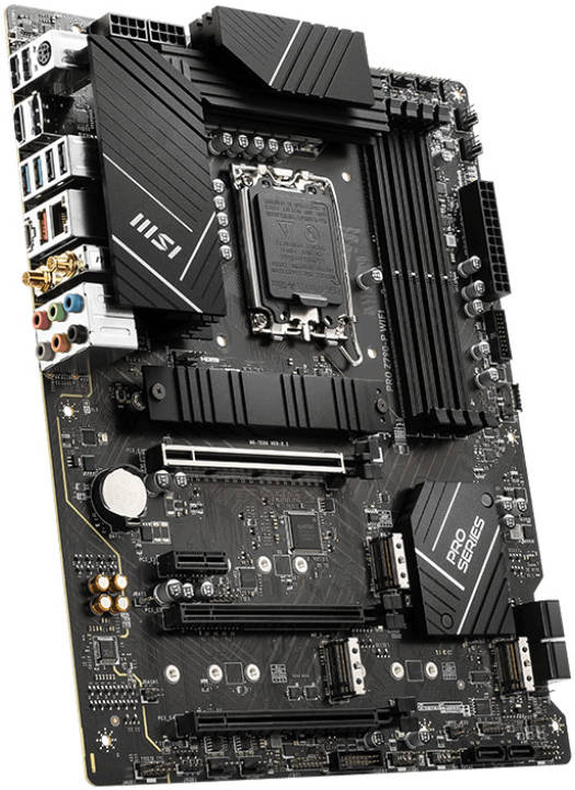 MSI PRO Z790-A MAX WIFI Motherboard – Intel Z790 Chipset, Supports 14th/13th Gen Intel Core Processors, DDR5, PCIe 5.0, Wi-Fi 6E, 2.5G LAN, USB 3.2 Gen 2, Lightning Gen 5 M.2, Extended Heatsink, EZ Debug LED, M.2 Shield Frozr