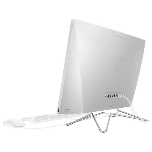 HP All-in-One DP1040NH 23.8" FHD Touch Laptop, Intel Core i7-1165G7 2.80GHz, 16GB DDR4 RAM, 1TB SSD + 1TB HDD, Intel Iris XE Graphics, With Wired Keyboard and Mouse, Windows 10 Pro , Silver | 4G1M7EA