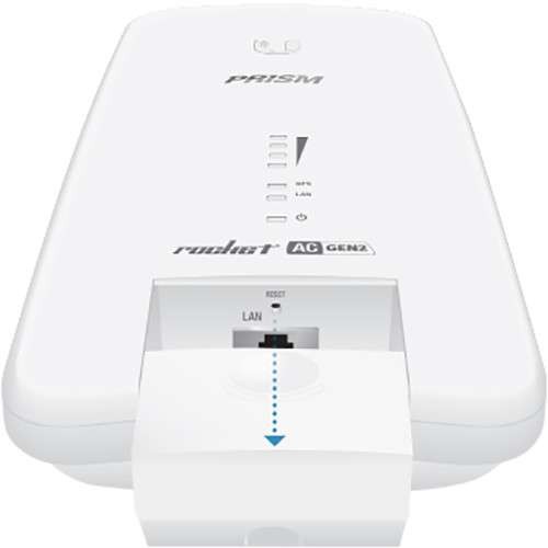 Ubiquiti RP-5AC-Gen2-EU – AirMax AC Rocket 5GHz High-Performance Wireless Access Point, Gigabit Ethernet, Long-Range Point-to-Point, Outdoor Weather-Resistant