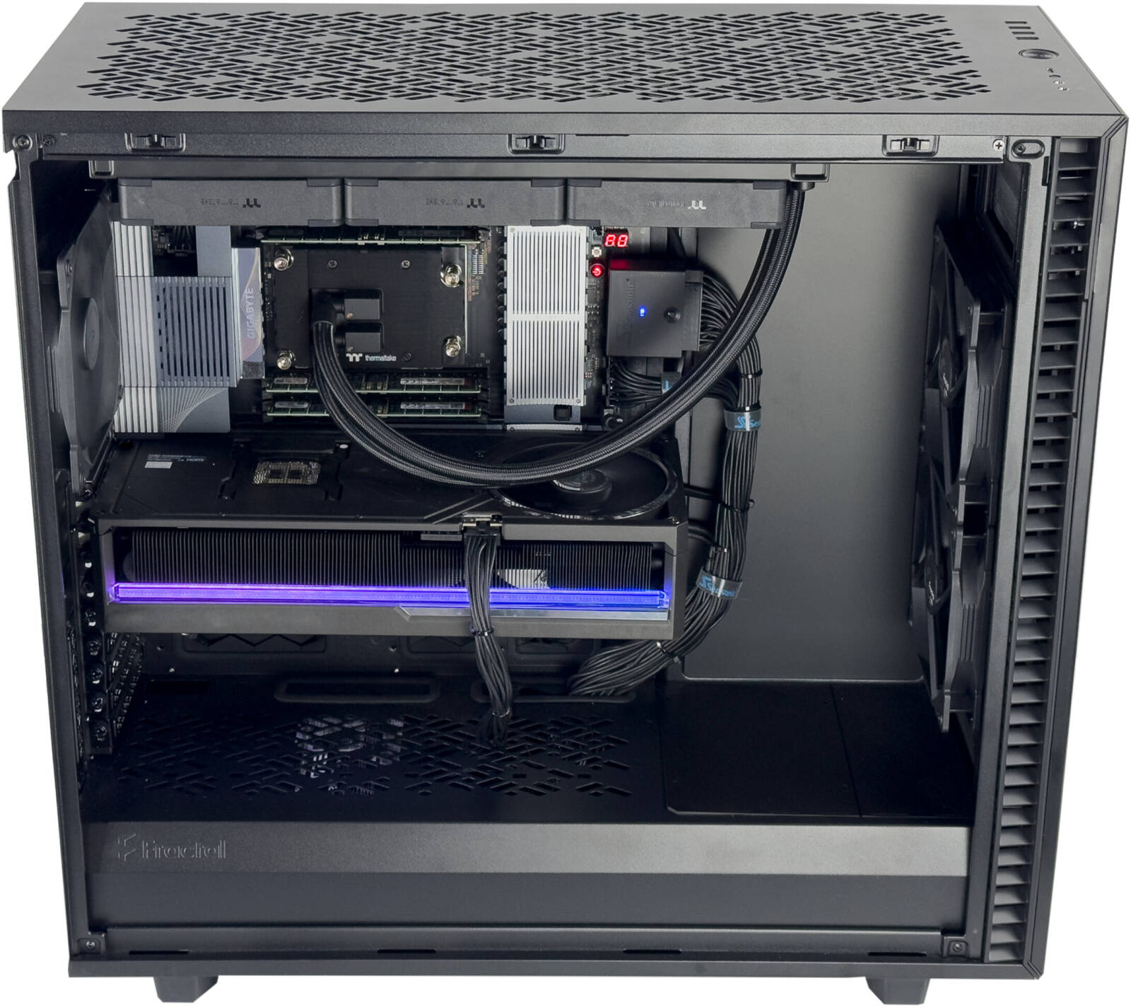 HPC T 7980X Workstation - AMD Ryzen Threadripper 7980X 64 Cores 128 Threads, NVIDIA RTX 5000 32GB, 384GB DDR5 RAM 5600MHz, 2TB SSD Gen 4, 1050W 80 PLUS Gold PSU, 360mm Liquid Cooling