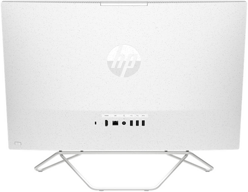 HP CB1015NE AIO 24" Desktop Computer, FHD Touch, IPS Display, Intel Core i7-1255U, 16GB RAM, 512GB SSD,  Intel Iris X Graphics, White USB KB & Mouse, Win 11, White | 6J7F8EA-W