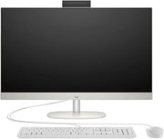 HP All-in-One 27-cr0154nh Desktop Computer, 27" FHD IPS Touch Display, Intel Core i7-1355U, 8GB RAM, 512GB SSD, Intel Iris Xe Graphics, FreeDOS, White | A99BMEA#BH5